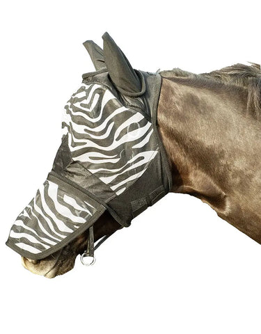 HKM Anti Fly Mask Zebra| Online For Equine