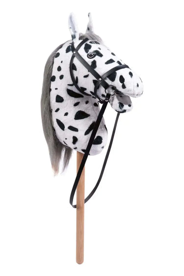 Buy HKM Black & White Appaloosa Hobby Horse Maya| Online for Equine