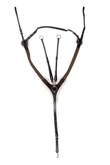 HKM Breastplate Cambridge with Artificial Fur| Online For Equine