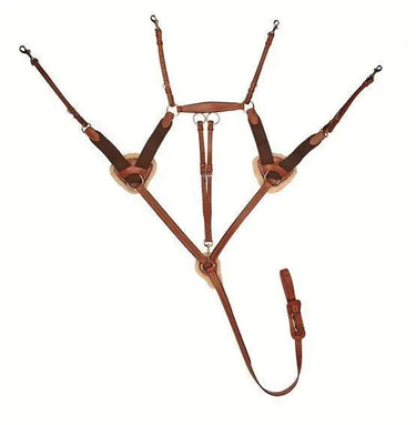 HKM Breastplate/Martingale with Lambswool| Online For Equine
