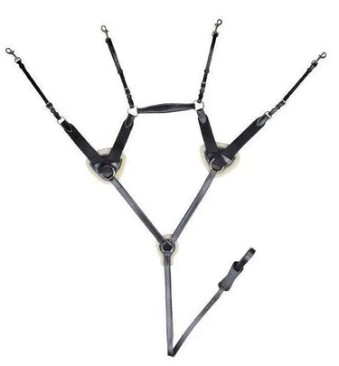 HKM Breastplate/Martingale with Lambswool| Online For Equine