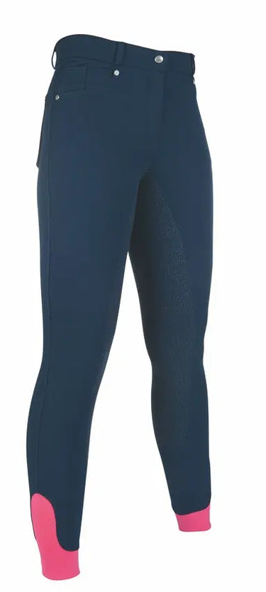HKM Childs Riding Breeches 5 Pockets Style Silicone Full S.| Online For Equine
