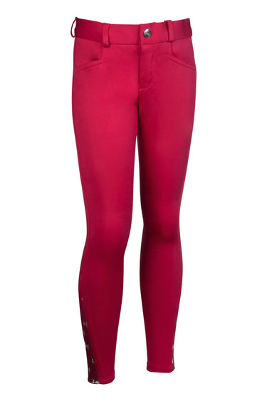 HKM Childs Riding Breeches Allure Cheval Sili. Knee Patch| Online For Equine