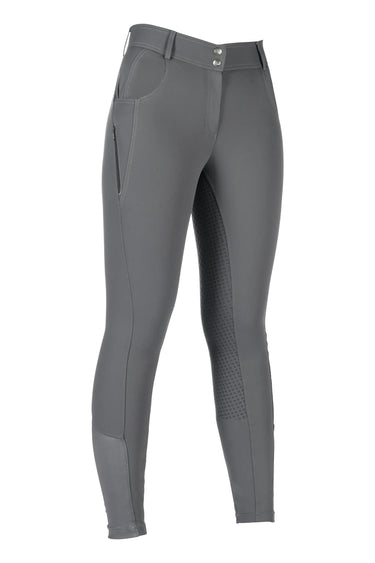 HKM Childs Riding Breeches Ari Mid Rise Silicone Full Seat| Online For Equine