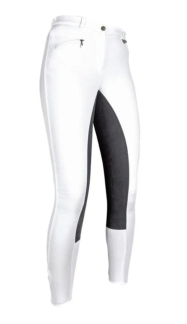 HKM Childs Riding Breeches Basic Belmtex Grip 3/4 Seat| Online For Equine