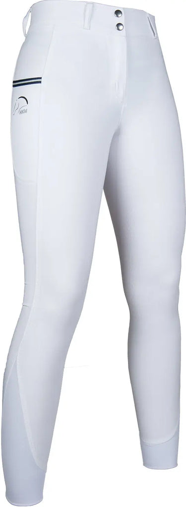 HKM Childs Riding Breeches Comfort Flo Style Si. Knee Patch| Online For Equine