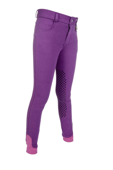 HKM Childs Riding Breeches Easy Silicone Knee Patch| Online For Equine