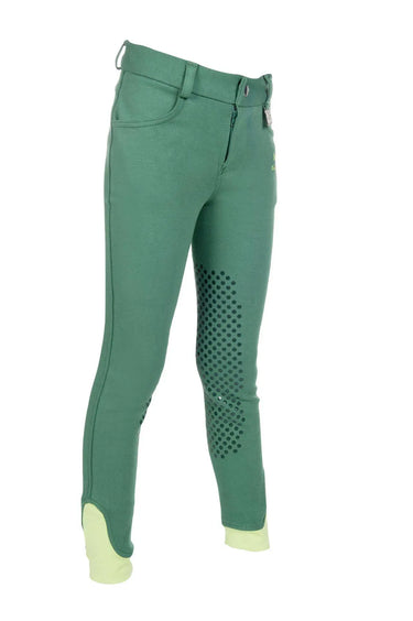 HKM Childs Riding Breeches Easy Silicone Knee Patch| Online For Equine