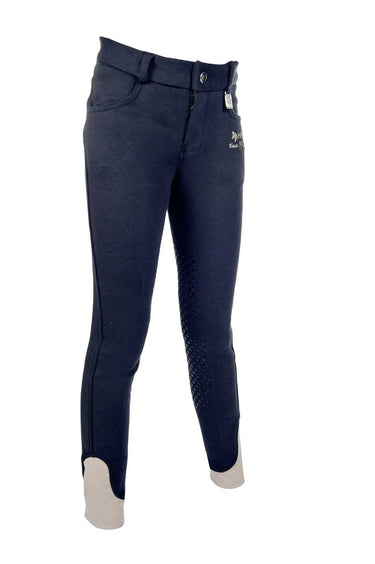 HKM Childs Riding Breeches Easy Silicone Knee Patch| Online For Equine