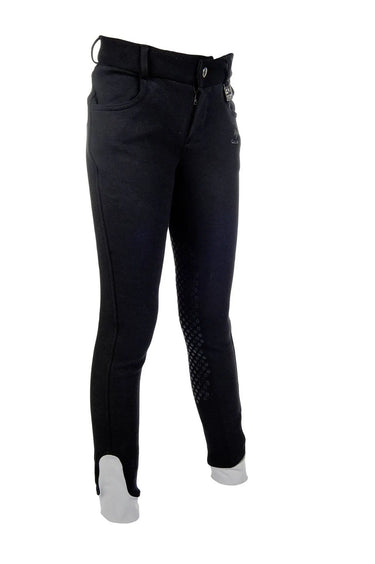HKM Childs Riding Breeches Easy Silicone Knee Patch| Online For Equine