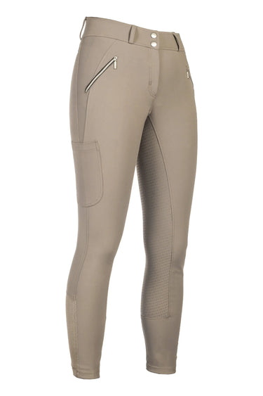 HKM Childs Riding Breeches Lia High Waist Silicone Full Seat| Online For Equine