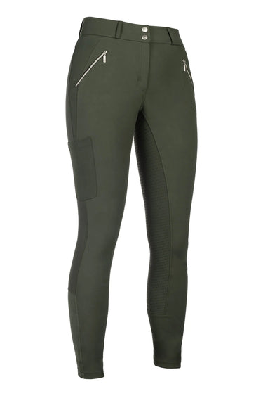 HKM Childs Riding Breeches Lia High Waist Silicone Full Seat| Online For Equine