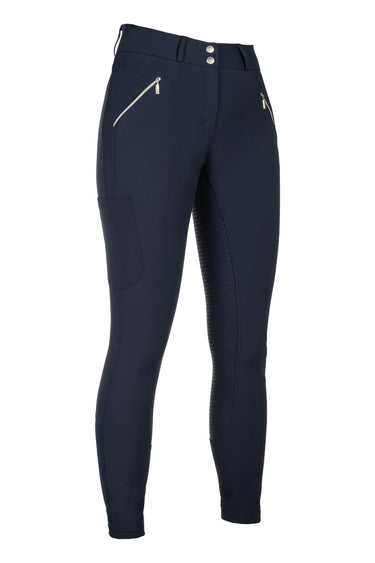 HKM Childs Riding Breeches Lia High Waist Silicone Full Seat| Online For Equine