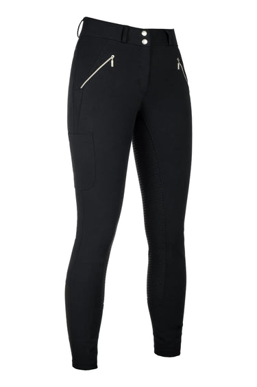 HKM Childs Riding Breeches Lia High Waist Silicone Full Seat| Online For Equine