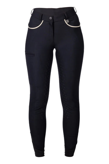 HKM Childs Riding Breeches Limone Silicone Full Seat| Online For Equine