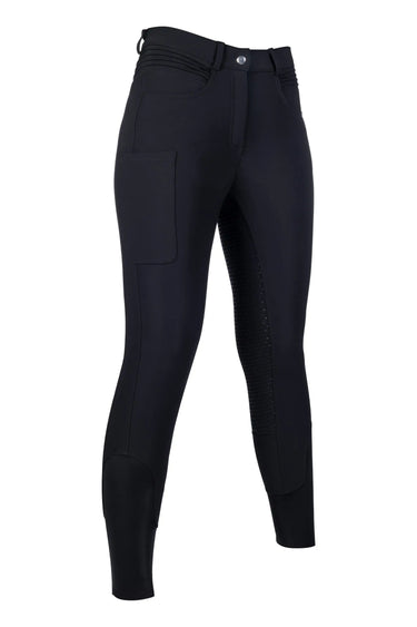 HKM Childs Riding Breeches Rosewood Silicone Full Seat| Online For Equine