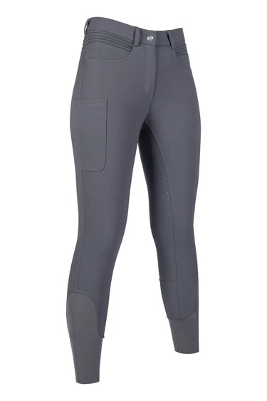 HKM Childs Riding Breeches Rosewood Silicone Full Seat| Online For Equine