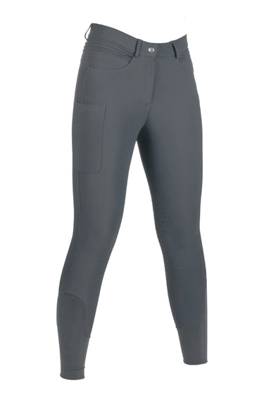 HKM Childs Riding Breeches Rosewood Silicone Knee Patch| Online For Equine