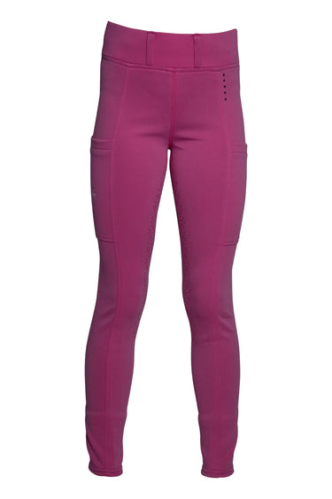 HKM Childs Riding Leggings Lana II Style Silicone Full Seat| Online For Equine