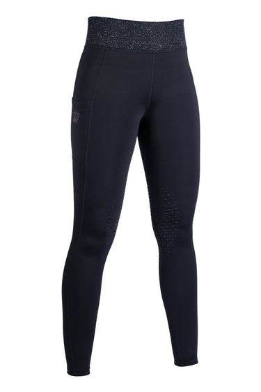 HKM Childs Riding Leggings Lavender Bay Silicone Knee Patch| Online For Equine