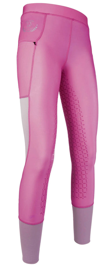 HKM Childs Riding Leggings Mesh Silicone Full Seat| Online For Equine