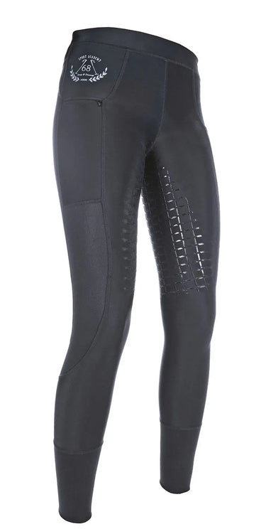 HKM Childs Riding Leggings Mesh Silicone Full Seat| Online For Equine