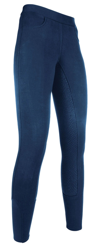 HKM Childs Riding Leggings Yvi Silicone Full Seat| Online For Equine