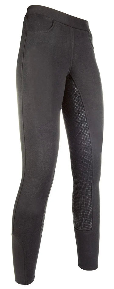 HKM Childs Riding Leggings Yvi Silicone Full Seat| Online For Equine