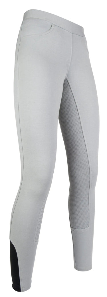 HKM Childs Riding Leggings Yvi Silicone Full Seat| Online For Equine