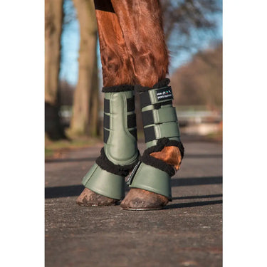 Buy HKM Comfort Protection Fleece Lined Brushing Boots| Online for Equine