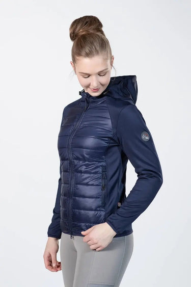 Buy HKM Deep Blue Hooded Jacket| Online for Equine