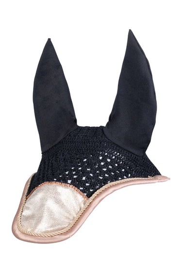 HKM Ear Bonnet Rosegold Glitter Style| Online For Equine