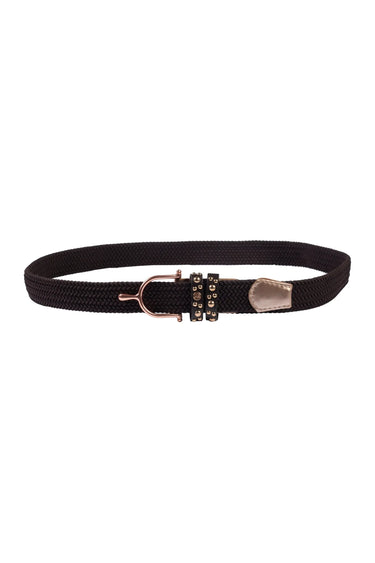 HKM Elastic Belt Rosegold Glamour Style| Online For Equine