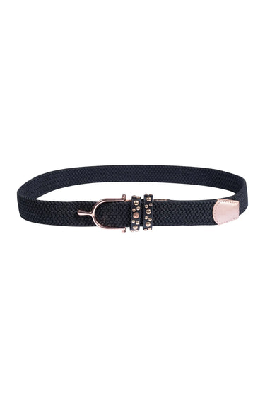 HKM Elastic Belt Rosegold Glamour Style| Online For Equine