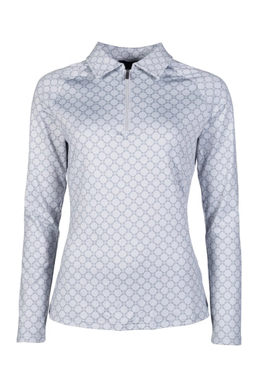 HKM Functional Shirt Rosewood Allover Print| Online For Equine
