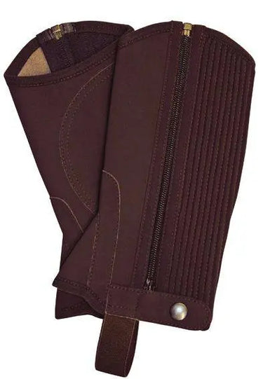 HKM Half Chaps Made of Imitation Nubuck Leather| Online For Equine