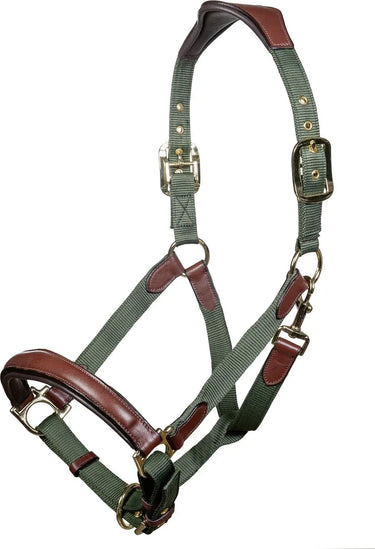 HKM Head Collar Luna Leather & Nylon| Online For Equine