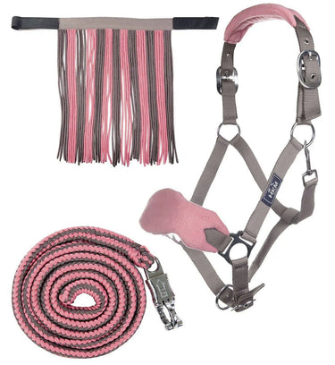 HKM Head Collar Set with Panic Hook & Fly Fringe| Online For Equine