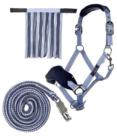 HKM Head Collar Set with Panic Hook & Fly Fringe| Online For Equine