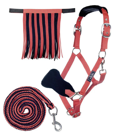 HKM Head Collar Set with Snap Hook & Fly Fringe| Online For Equine