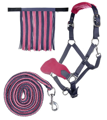 HKM Head Collar Set with Snap Hook & Fly Fringe| Online For Equine