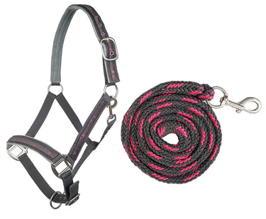 HKM Head Collar & Lead Rope (180cm), Snap Hook Stars| Online For Equine
