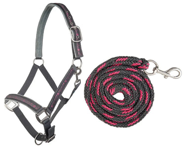 HKM Head Collar & Lead Rope (180cm), Snap Hook Stars| Online For Equine