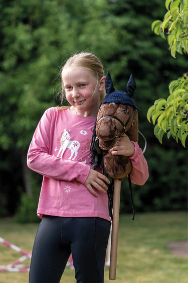 HKM Hobby Horse Fly Veil Pink| Online For Equine