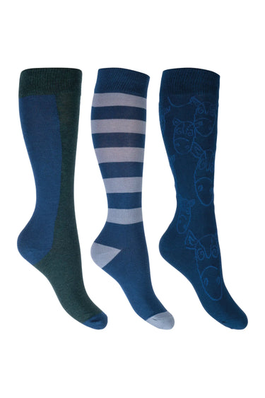HKM Kids Riding Socks Houston Set of 3| Online For Equine