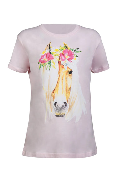 HKM Kids T Shirt Flower Horse| Online For Equine