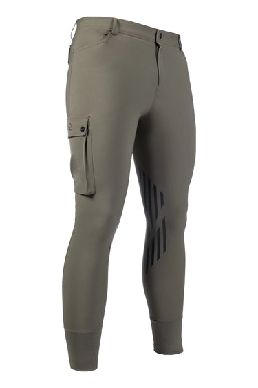 HKM Mens Riding Breeches Cargo Silicone Knee Patch| Online For Equine