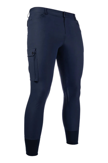 HKM Mens Riding Breeches Cargo Silicone Knee Patch| Online For Equine