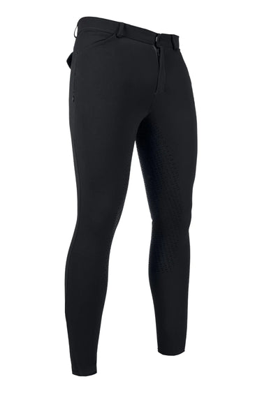 HKM Mens Riding Breeches James Silicone Full Seat| Online For Equine
