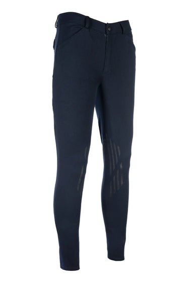 HKM Mens Riding Breeches James Silicone Knee Patch| Online For Equine